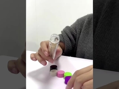 Voorrolglasbuis met plastic schroefdeksel