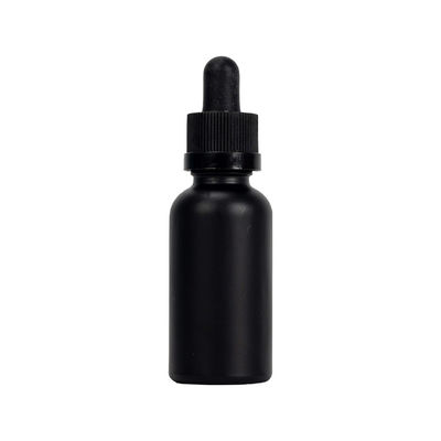 Gediplomeerde Glasdruppelbuisjes Veilig voor kinderen voor Etherische oliën Matt Black