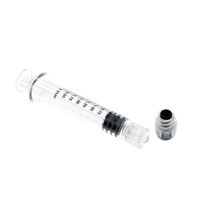 Van de Olieluer van 2,25 Ml CBD de Spuit van het het Slotglas met Plastic Duiker
