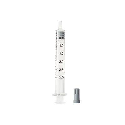 De Spuit van het het Glas3ml Luer Slot van de Luermisstap Opnieuw te gebruiken voor Zuivere Olie