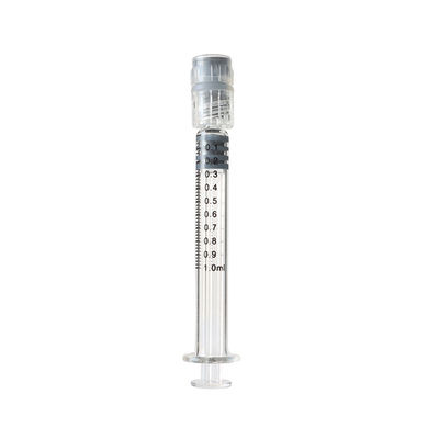 Dunne Borosilicate-van Glasluer Opnieuw te gebruiken 1ml het Glasspuit van de de Schakelaarspuit