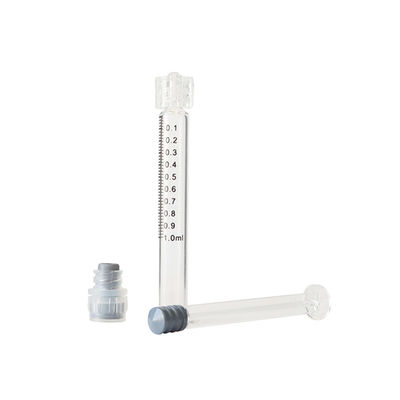 Dunne Borosilicate-van Glasluer Opnieuw te gebruiken 1ml het Glasspuit van de de Schakelaarspuit