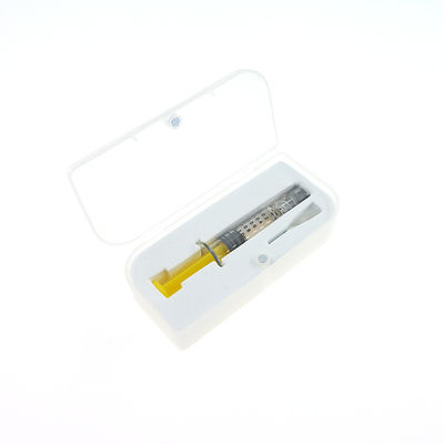CBD-olie glazen spuit Luer Lock THC-olie spuit 1 ml lege Luer cap glazen spuit