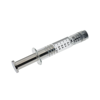 Medische van de het Glasspuit van het Rang1ml Luer Slot het Metaalduiker