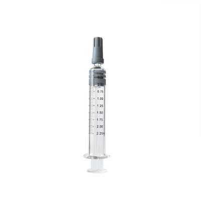 De opnieuw te gebruiken Steriele Luer-Spuit 2.25ml van het Slotglas voor Hennepcbd Olie