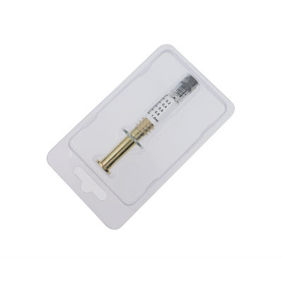 Leeg Luer Lock glazen spuitjes met metalen of kunststof spuitpunten voor cosmetische olie