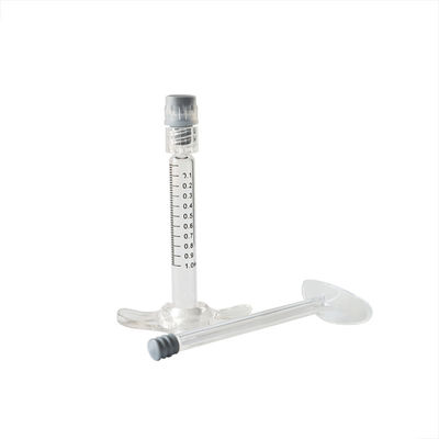 1 ml 2,25 ml 3 ml 5 ml voorgevulde borosilicaat spuit Metalen Plastic Plunger Luer Lock Spuitjes 5 ml Glasspuitjes 1 ml
