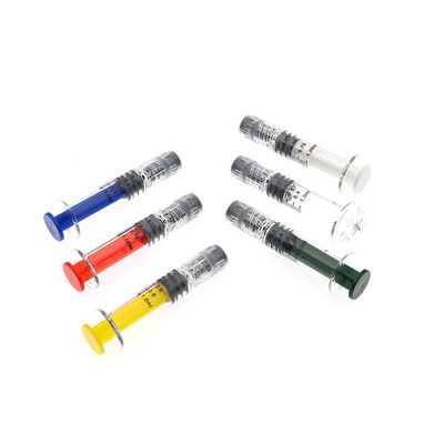 Leeg Luer Lock glazen spuitjes met metalen of kunststof spuitpunten voor cosmetische olie