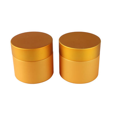 Het brede Schroefdeksel van de het Onkruidkruik van het Mond2oz Gouden Glas voor