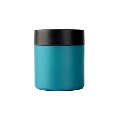 Custom logo glas wiet pot - D60 * H52 3oz 3,5 gram glas pot met kinderdichte dop