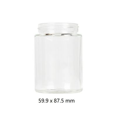 Duidelijke van het het Glasonkruid van de Hennepbloem Loodvrije de Kruik Brede Mond 5oz