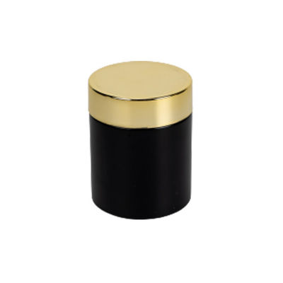 5oz Matte Black Glass Weed Jar met GLB Veilig voor kinderen