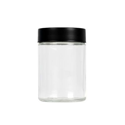 Duidelijke van het het Glasonkruid van de Hennepbloem Loodvrije de Kruik Brede Mond 5oz