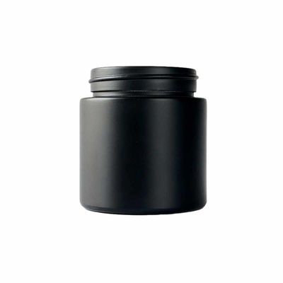 Van de het Onkruidkruik 3oz van het marihuana Verpakkende Glas Zwarte Achtste de Bloemkruik