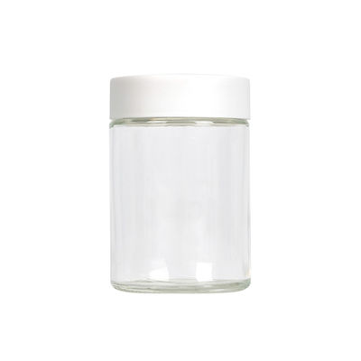 Duidelijke van het het Glasonkruid van de Hennepbloem Loodvrije de Kruik Brede Mond 5oz
