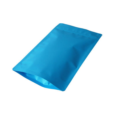 Groothandel Blauw Wit Zwart Kinderwaardig Ziplock Mylar Weed Bags Kinderwaardig Verpakking