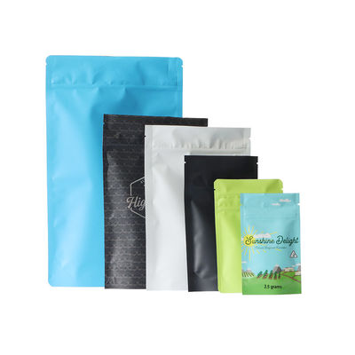 Aangepast Logo Mylar Weed Packaging Stand op Zak