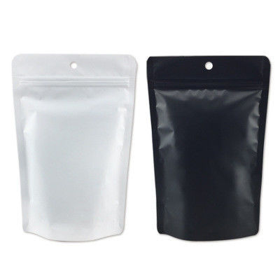 Warmte afdichting tear notch zakken 4x6 inch Myar Stand Up pouch kind resistent rits top