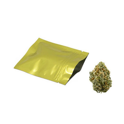 Kinderdicht Zipper Top Mylar Weed Verpakking Voedingsmiddelenkwaliteit Plastic materiaal voor langdurige opslag