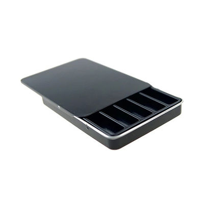 Geval 5pcs van de Black metal rolt het Gezamenlijke Houder pre  Rechthoekig Tin Box