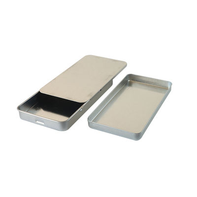 Rechthoekige  Tin Box With Metal Insert Veilig voor kinderen