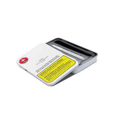 Draagbare van het de Douaneonkruid van het Metaalgeval van het Pakpreroll de Sigaretdia Tin Box