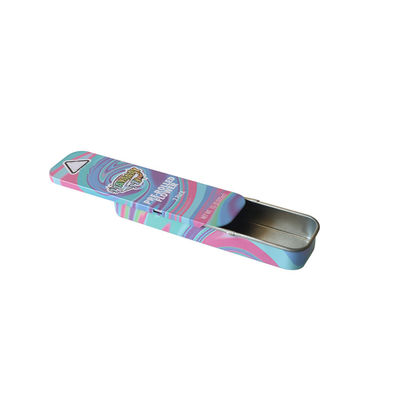 Het glijden Verpakking de Veilig voor kinderen van Dekseltin box joints preroll tin