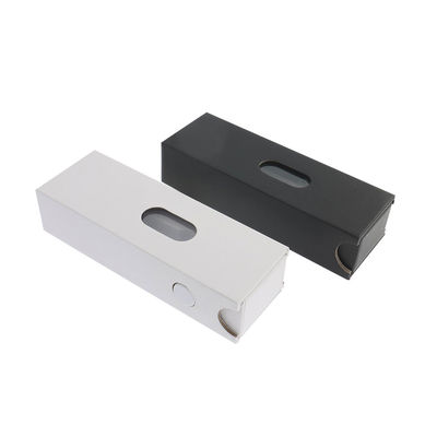 Groothandel Zwarte Wit CBD Vape Olie Cartridge Drawer Paper Box Verpakking
