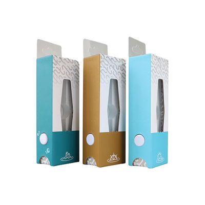 Drukt de Verpakkende Doos van douanelogo printing vaping cartboard cartridge door de Lucht verschepen/het Overzees die/uit