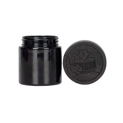 4oz zwarte Plastic de Kruik van de de Bloem van de Onkruidkruik Verpakking met GLB