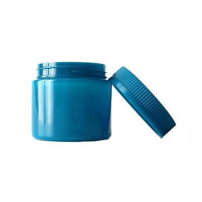 6oz blauwe Plastic Onkruidkruik met Duw neer & het Bewijskappen van het Draaikind