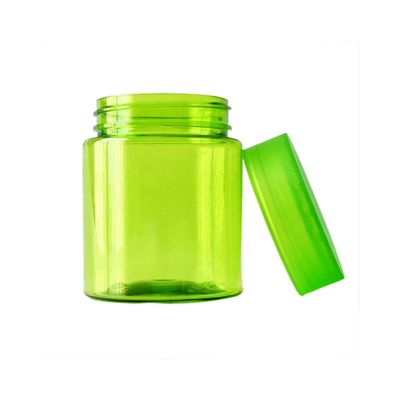 Kinderbestendige wietpot PET Plastic Marihuana opslagpot met kindbestendig dopje