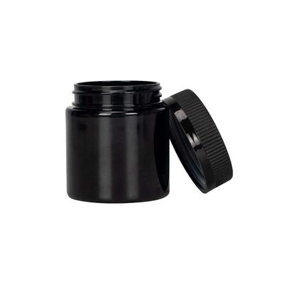 4oz zwarte Plastic de Kruik van de de Bloem van de Onkruidkruik Verpakking met GLB