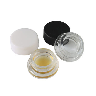 7 ml kinderwaardig geconcentreerd verpakking Duidelijk glazen potje voor Wax Dab Oil