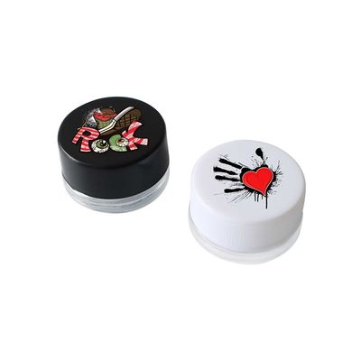 Verpakking van 5 ml 9 ml ronde glasconcentraatpot voor concentraatolie