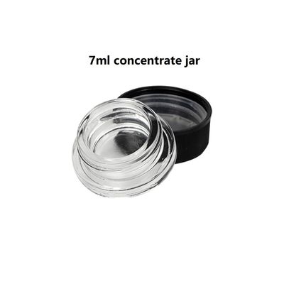7 ml kinderwaardig geconcentreerd verpakking Duidelijk glazen potje voor Wax Dab Oil