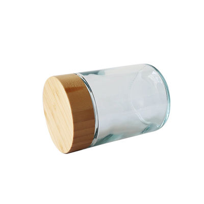De grote Kruik van het het Deksel Kindveilige Glas van het Grootte18oz Bamboe voor CBD-Bloem