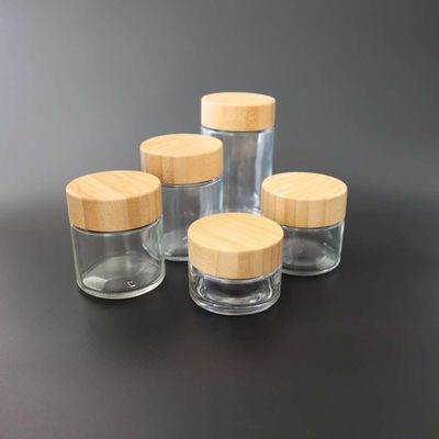 2-6oz van de de Geheime bergplaatskruik van het Glasonkruid van het het Kindbewijs van het het Bamboedeksel het Glas 8ste Kruik