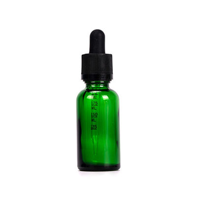 Bovenkant de Veilig voor kinderen van 30ml 1oz Amber Glass Dropper Bottle With voor Hennepolie