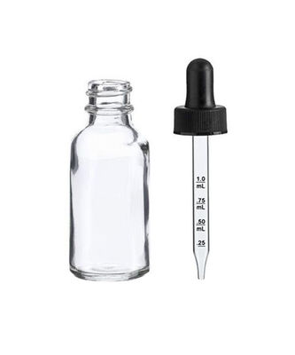 30ml de transparante Duidelijke Flessen van de het Flessenglastint van het Glasdruppelbuisje