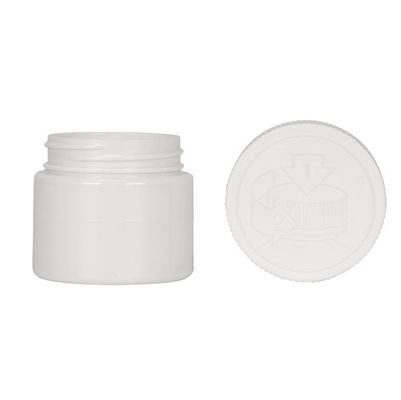 3oz de ondoorzichtige Witte Kruik van het HUISDIEREN Plastic Onkruid Veilig voor kinderen