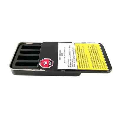 Draagbare van het de Douaneonkruid van het Metaalgeval van het Pakpreroll de Sigaretdia Tin Box