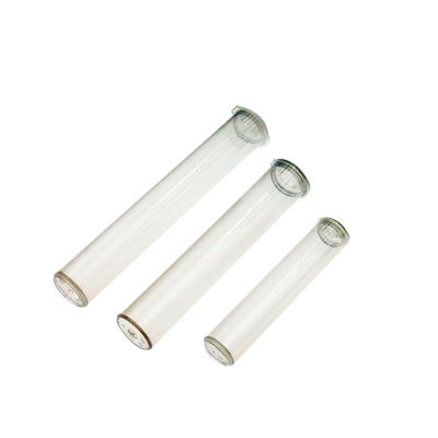 verpakkingen PP-plastic kinderdichte containers Zwart Wit Custom herbruikbare Preroll Pop Top Tubes