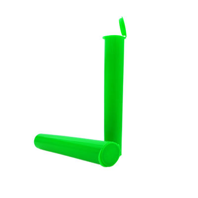 Groen Zwart Aangepaste Kleur Pop Top Tubes Voor Prerolls Aangepaste Geïntegreerde Plastic Tubes Voor Sigaretten