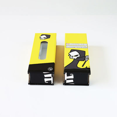 Gepersonaliseerde kleur kartonnen vape cartridge doos 1 ml 510 vaporizer verpakkingsdoos