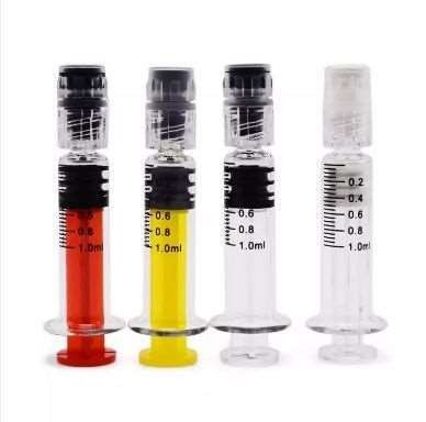 1 ml Luer Lock glazen spuit voor essentiële olie cosmetische medische spuitjes