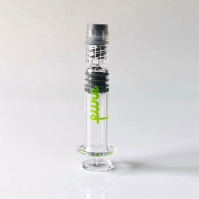 CBD-olie glazen spuit Luer Lock THC-olie spuit 1 ml lege Luer cap glazen spuit