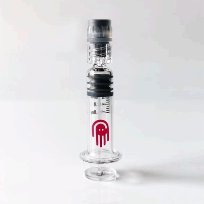 CBD-olie glazen spuit Luer Lock THC-olie spuit 1 ml lege Luer cap glazen spuit