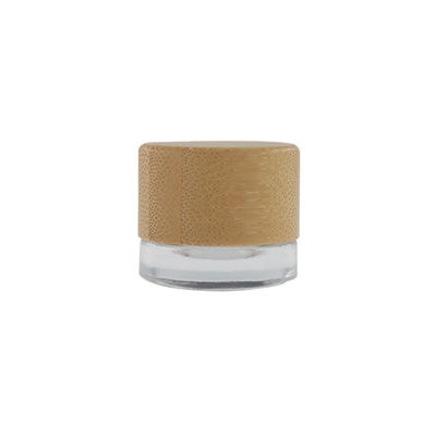 Essentiële olie schroefkap Dab Jar Kinderwaardig Bamboe Deksel Jar 3ml 5ml