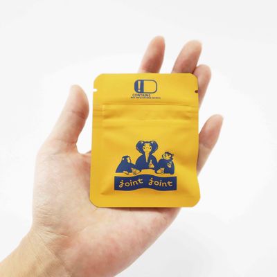 Kinderwaardig Zipper Geurbestendige Stand Up Mylar Pocket Bag
